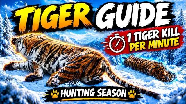 Hunting Season Roblox tiger Location and Hunting Guide